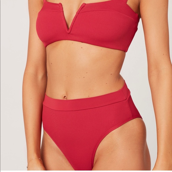 Frenchi High Waist Bottom - Strawberry - Picture 3 of 6